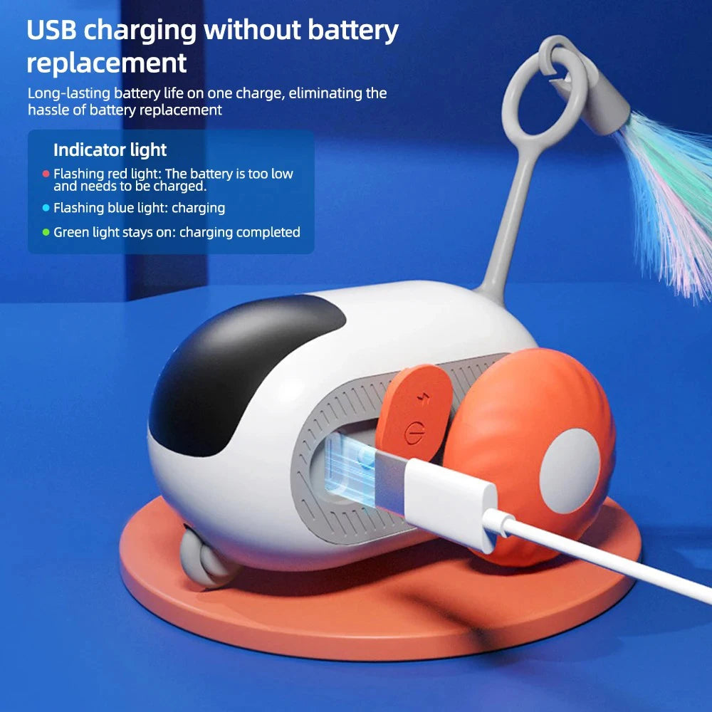 Smart Cat Toy Car Multiple Automatic Modes