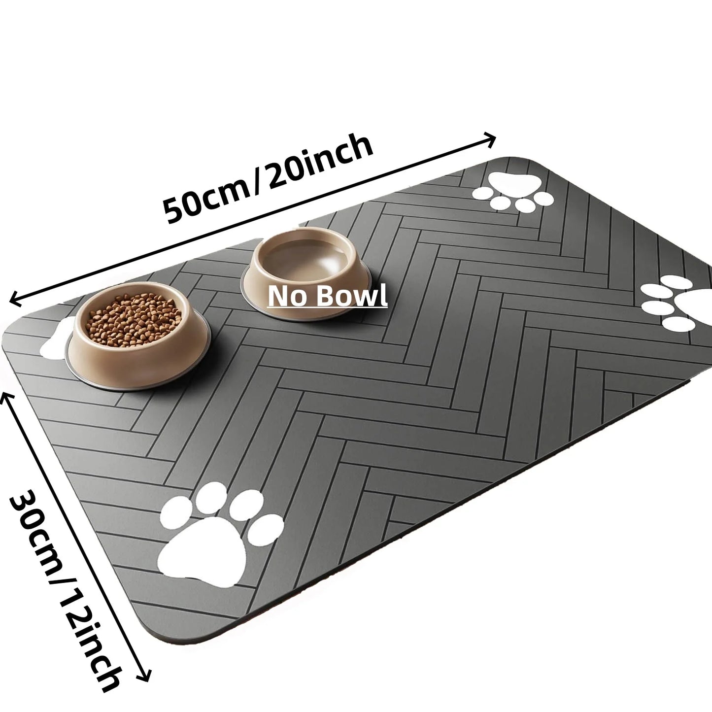 Waterproof Rubber Absorbent Pet Feeding Mat