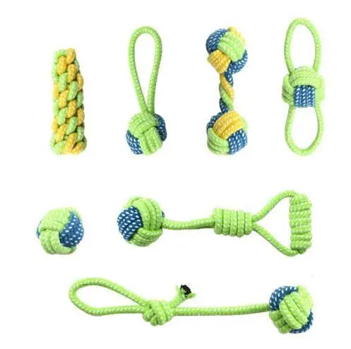Cotton Rope & Ball Dog Toy