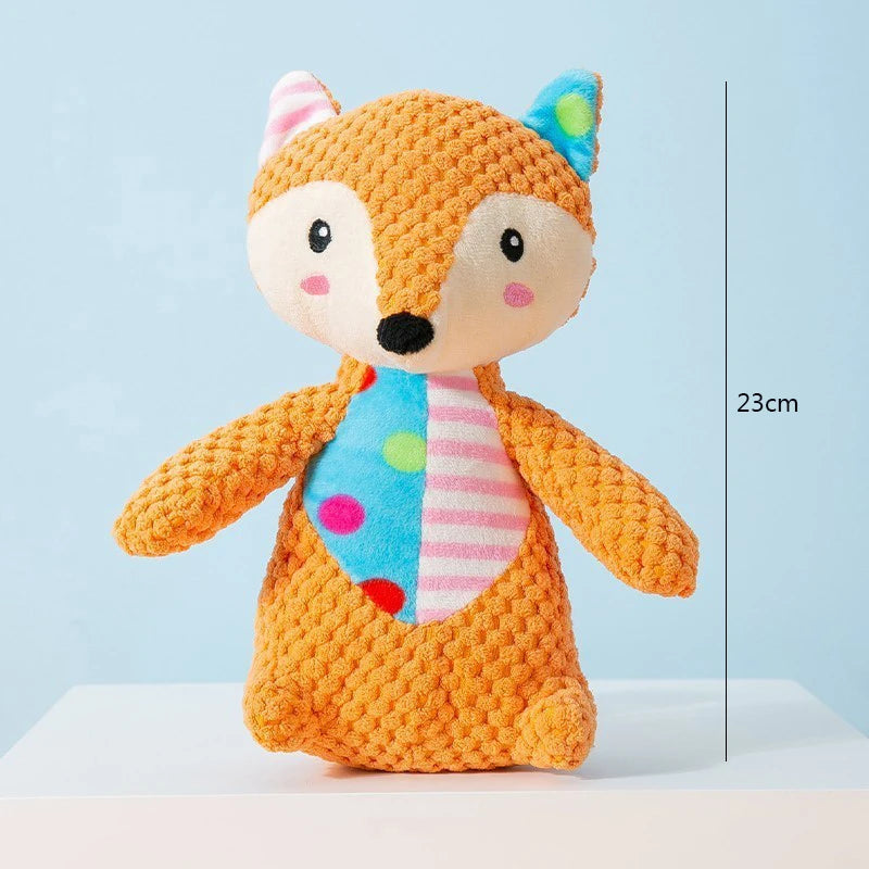 Plush Toy Bite Resistant Interactive Squeaky Pet Toy