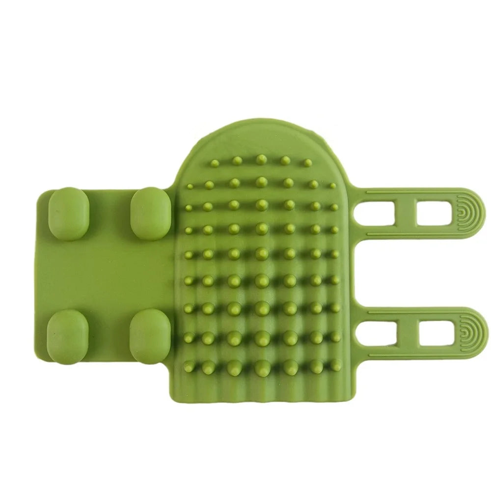 Self-Cleaning Wall & Corner Cat Groomer & Scratcher
