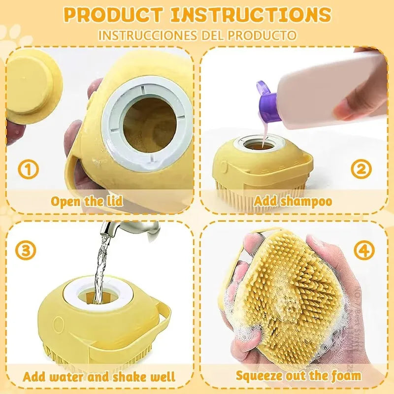 Soapy Handheld Dog & Cat Groomer & Washer