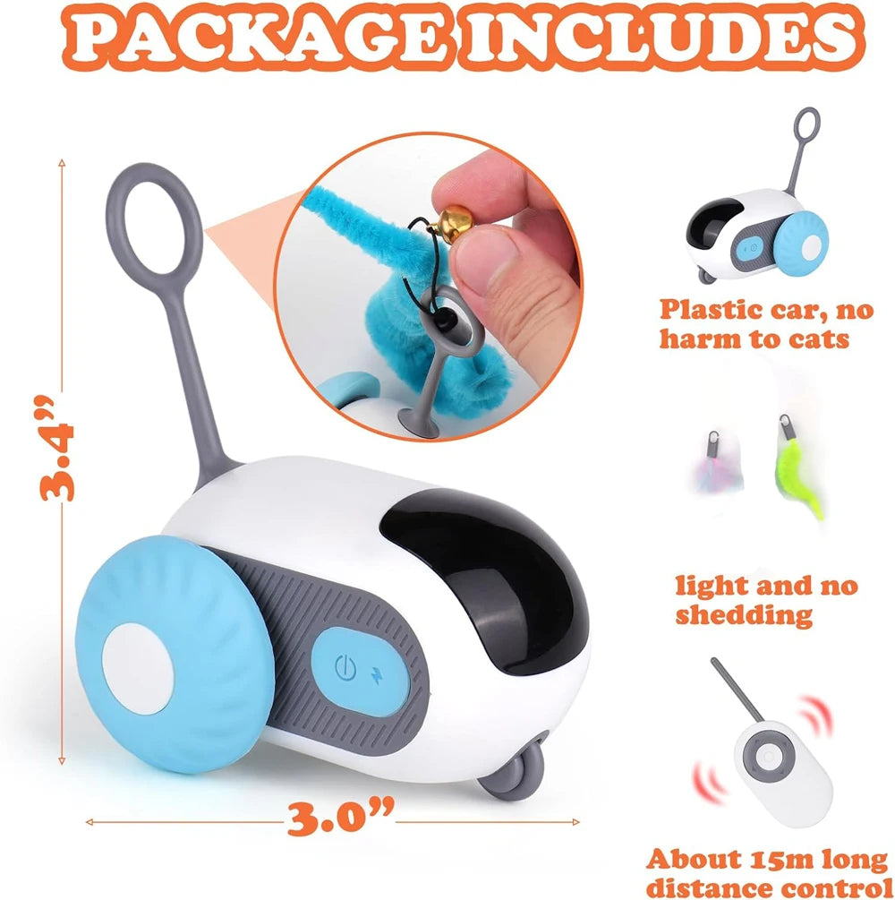 Smart Cat Toy Car Multiple Automatic Modes