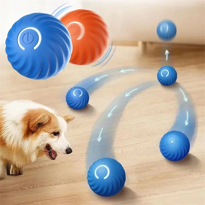 Smart Pet Toy Ball Electric Interactive Game Automatic Jumping Rechargeable Moving Ball