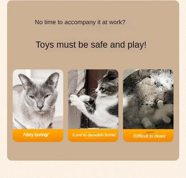 Interactive Automatic Rolling Cat Toy Ball
