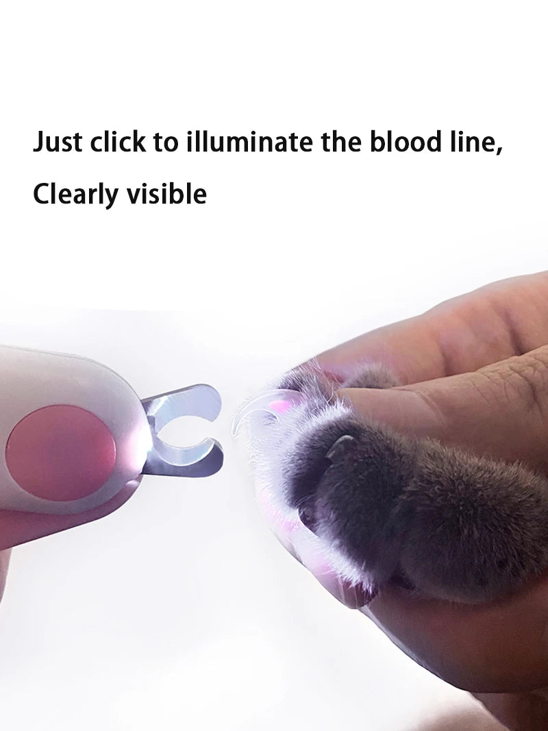 LED Dog & Cat Professional Nail Claw Trimmer
