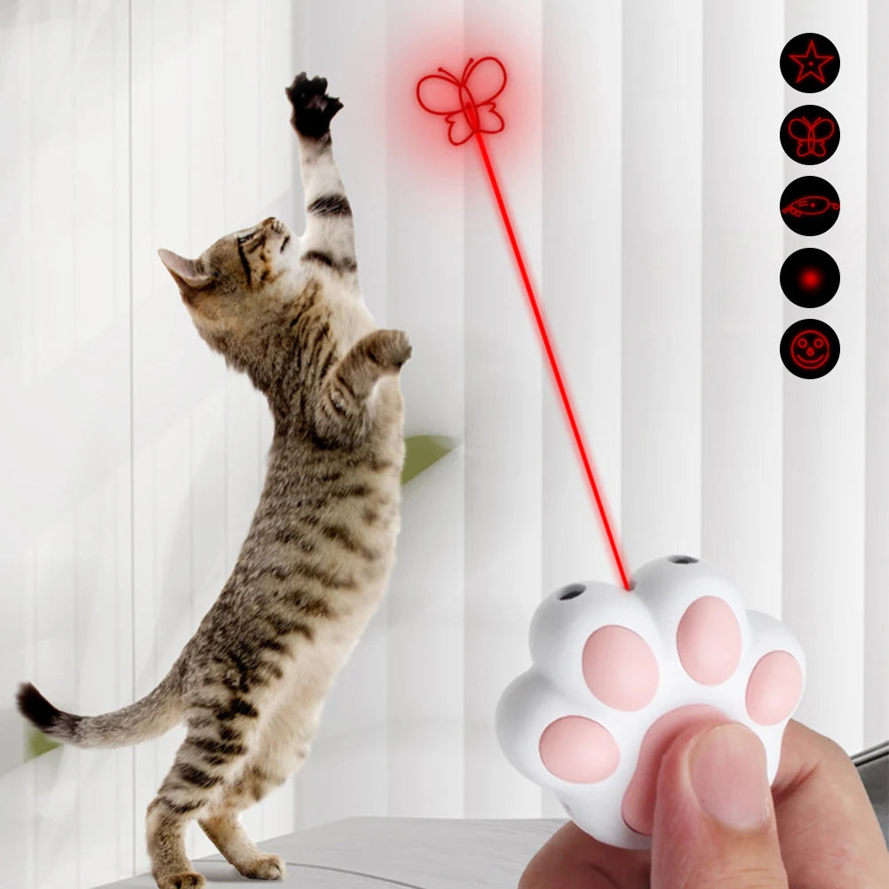 Cat Paw Laser Pointer Multiple Adjustable Patterns
