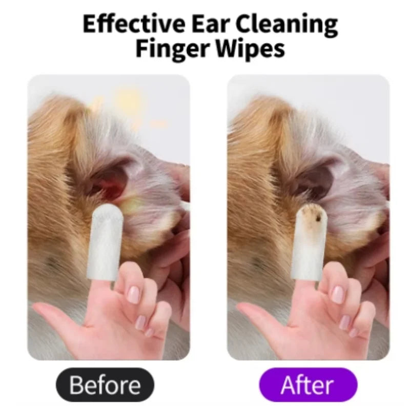 Disposable Ear Care Finger Cleaning Wipes