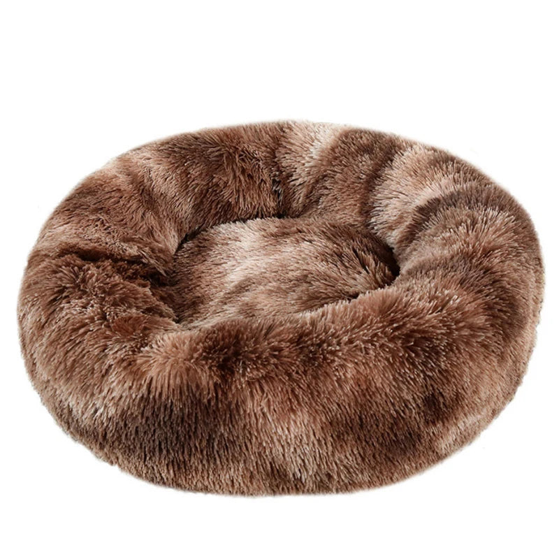 Round Warm Dog Bed Washable