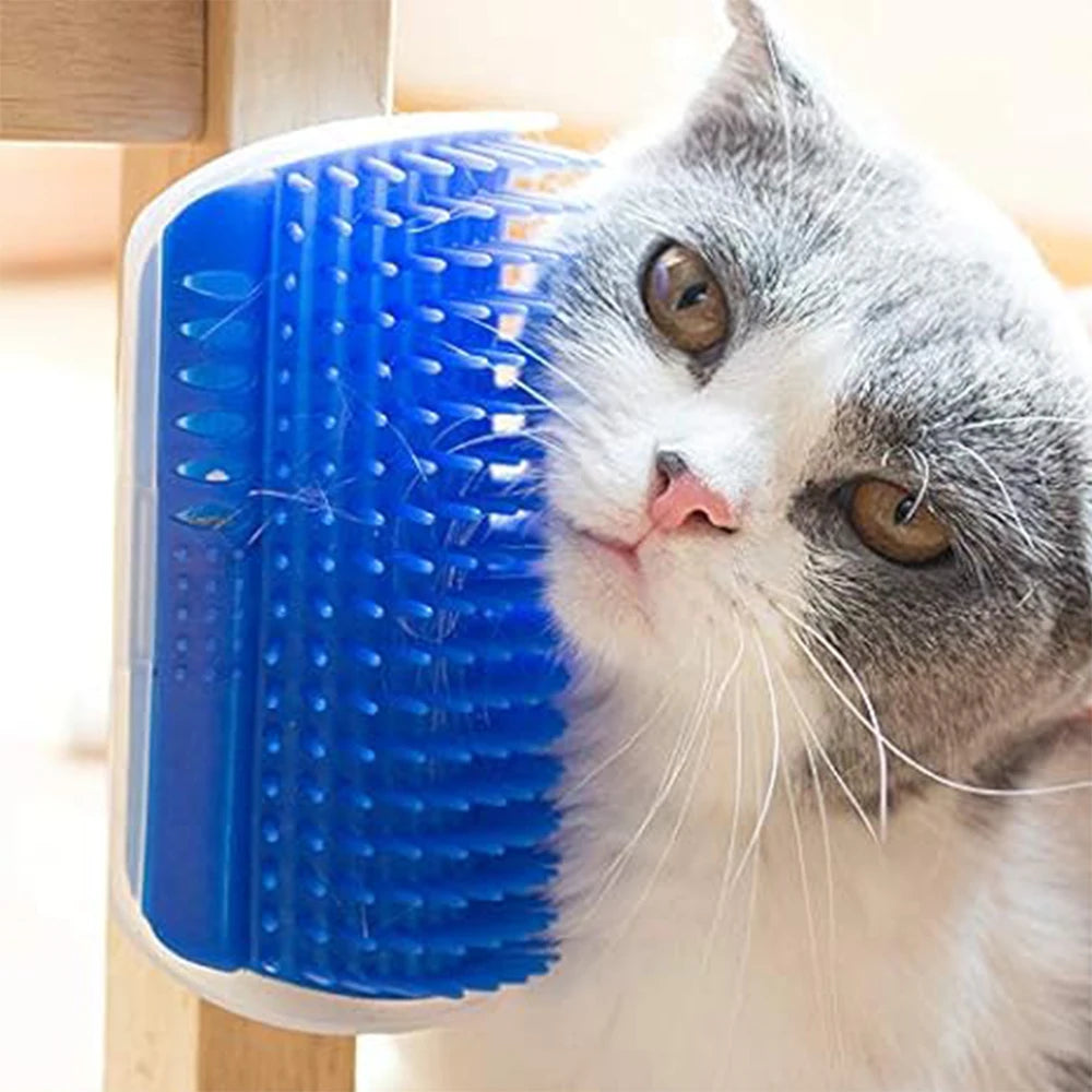 Cat Corner Wall Attachment Groomer & Scratcher