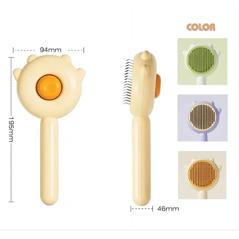 Massaging Cat Hair Removal Brush