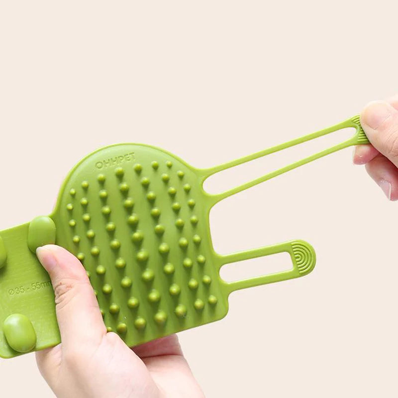 Self-Cleaning Wall & Corner Cat Groomer & Scratcher