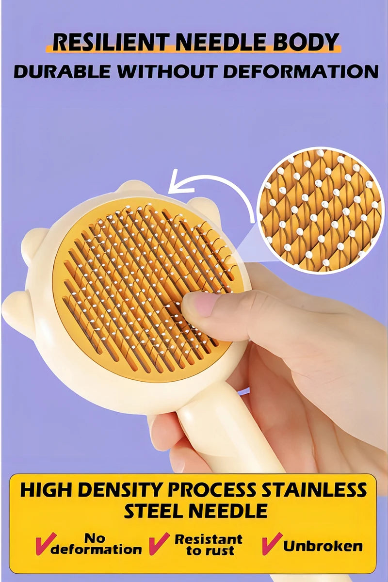 Massaging Cat Hair Removal Brush