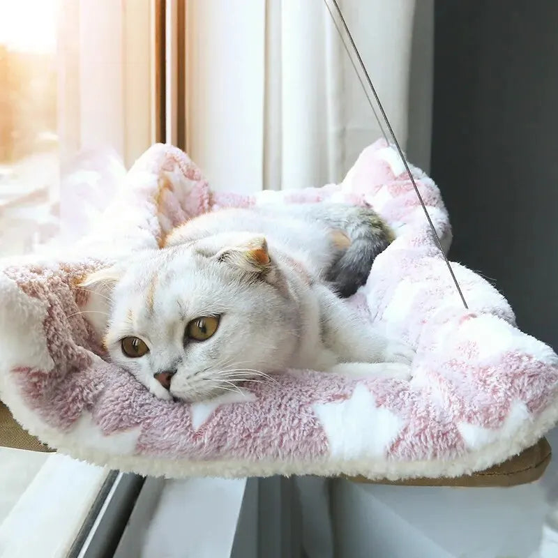 Foldable Cat Window Perch Hammock Bed