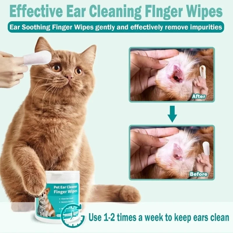 Disposable Ear Care Finger Cleaning Wipes