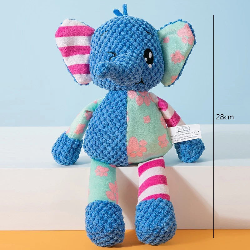 Plush Toy Bite Resistant Interactive Squeaky Pet Toy