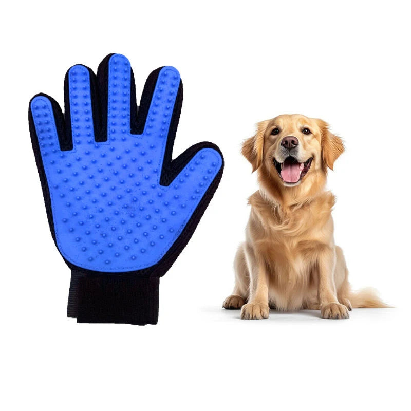 Rubber Glove Dog Hair Remover & Massager