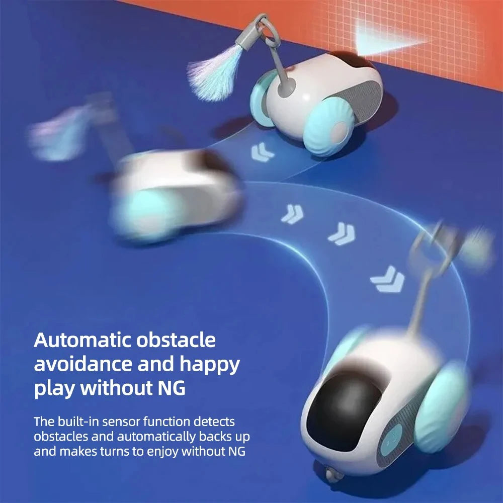 Smart Cat Toy Car Multiple Automatic Modes
