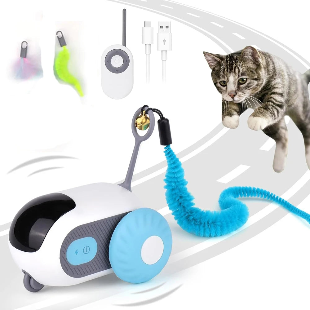 Smart Cat Toy Car Multiple Automatic Modes