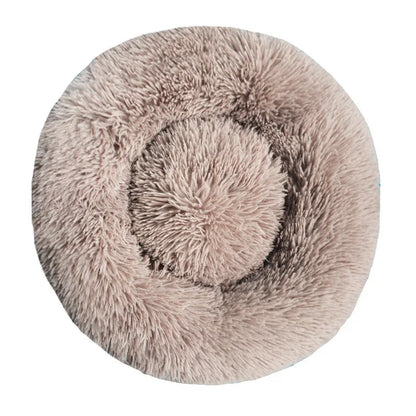 Round Warm Dog Bed Washable
