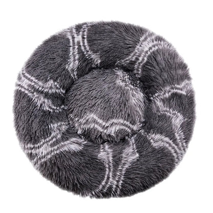Round Warm Dog Bed Washable