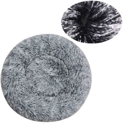 Round Warm Dog Bed Washable