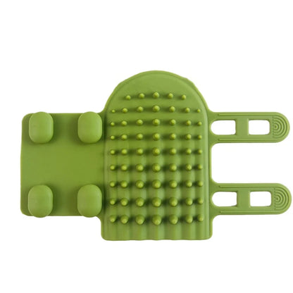 Self-Cleaning Wall & Corner Cat Groomer & Scratcher